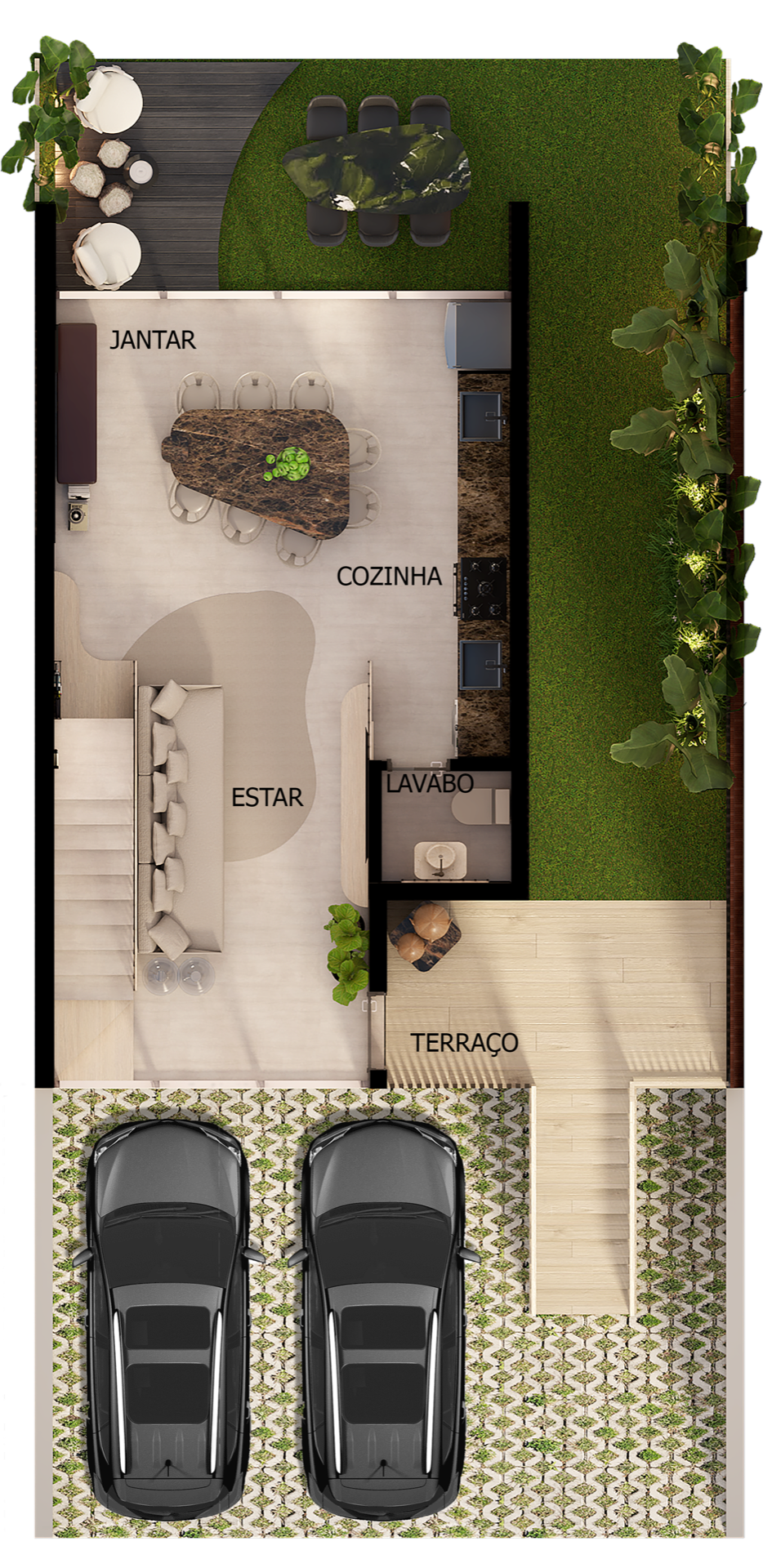 Casa tipo 3 térreo