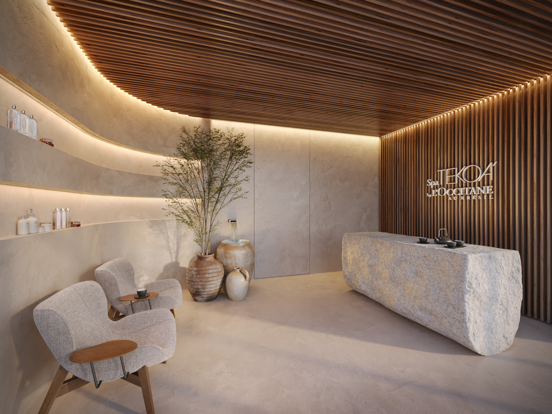 Recepção Spa L'Occitane